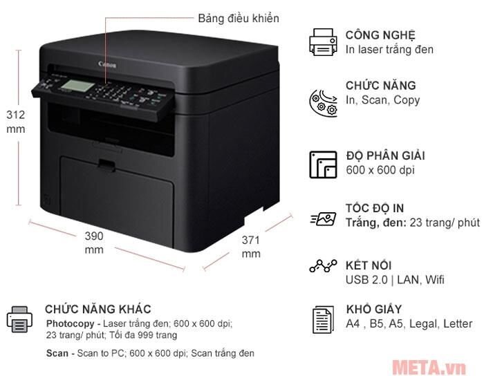Máy in đa chức năng Canon MF 232W