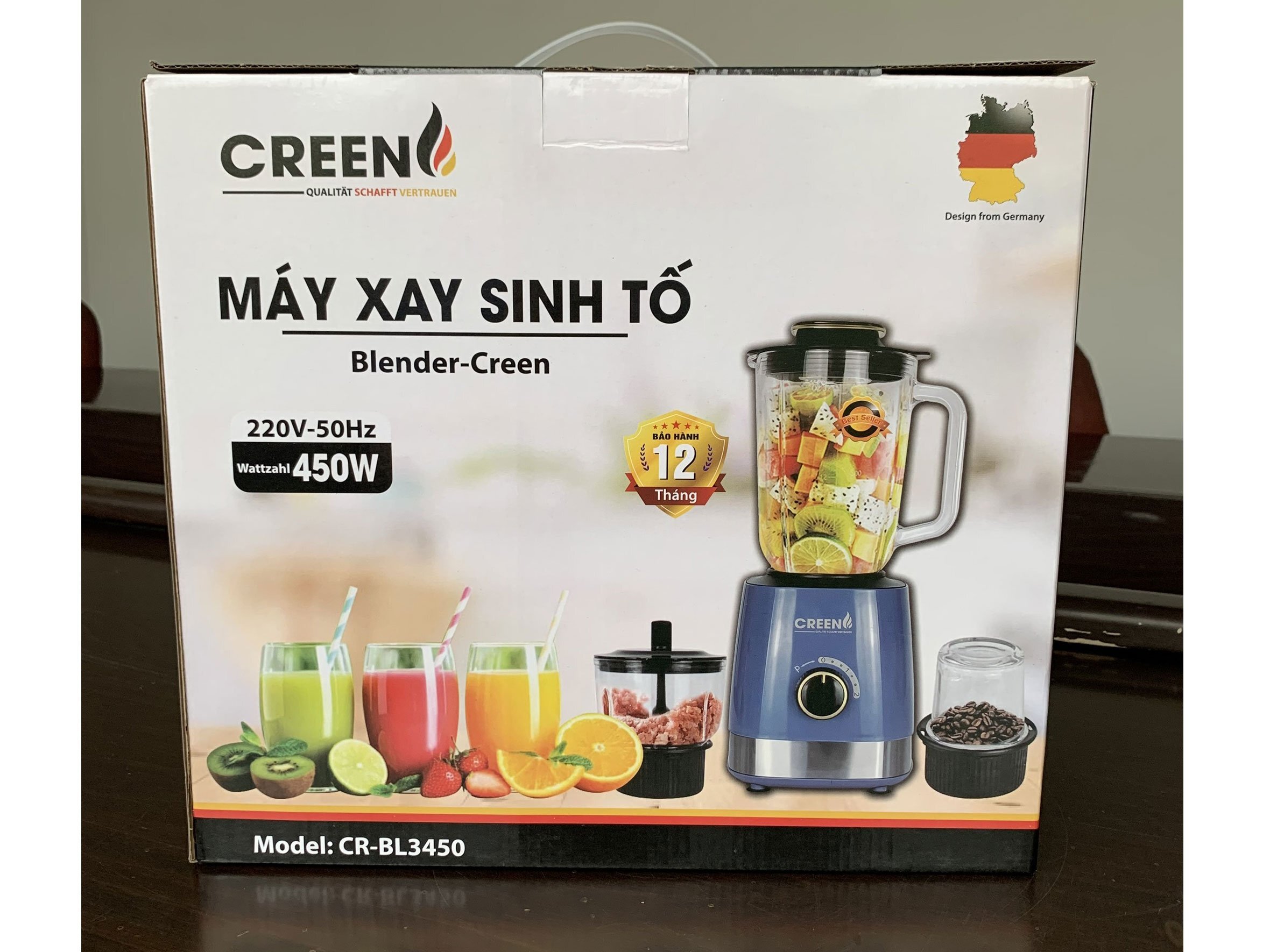 Máy xay sinh tố Creen màu xanh Máy xay sinh tố Creen