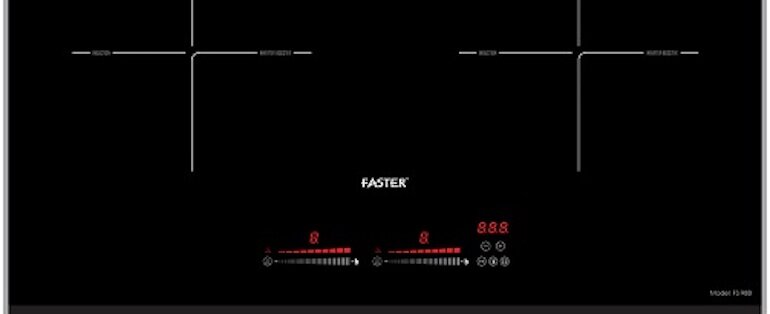 Bếp từ Faster FS 988I sở hữu 2 vùng nấu