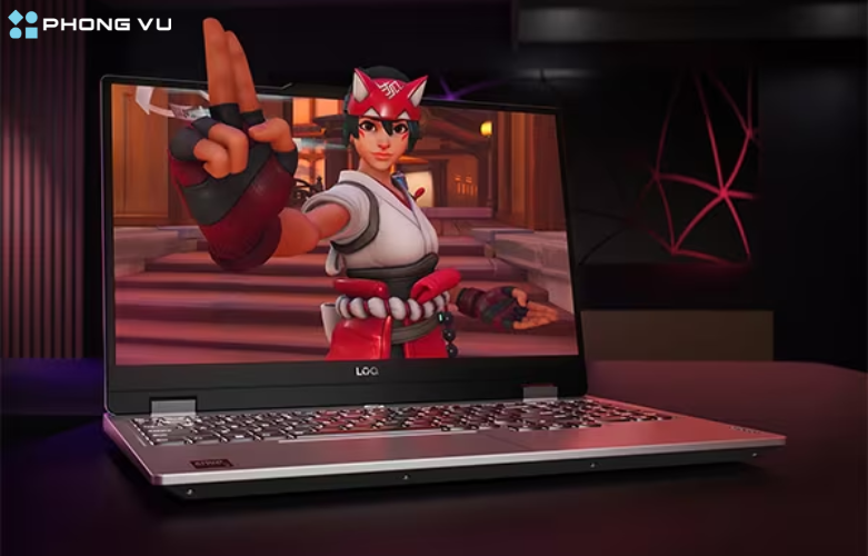 Laptop Lenovo LOQ có kiểu dáng thiết kế hút mắt màn hình sắc nét