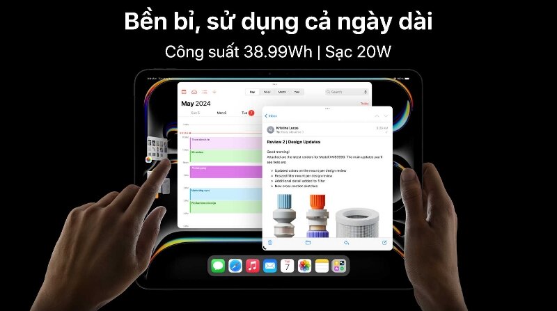 Máy tính bảng iPad Pro M4 13 inch (2024) Wifi 1TB  pin
