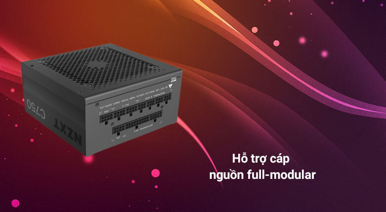 Nguồn/ Power NZXT C750W 80 Gold | Hỗ trợ cáp nguồn Full-Modular