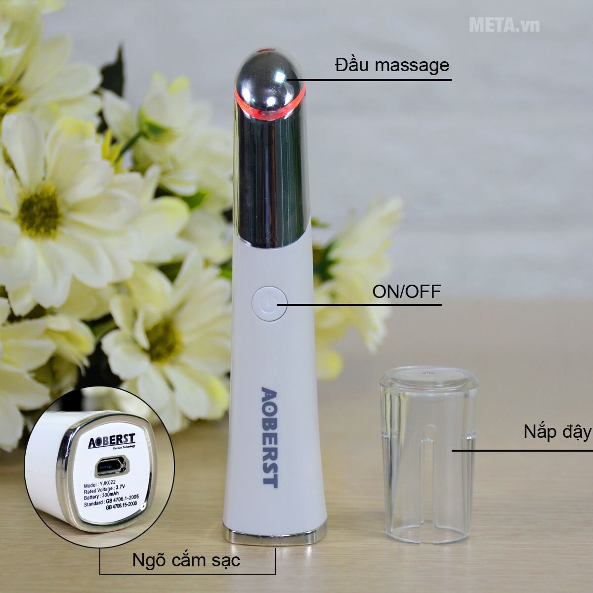 Máy massage mắt đa chức năng chống lão hóa giảm quầng thâm Aoberst