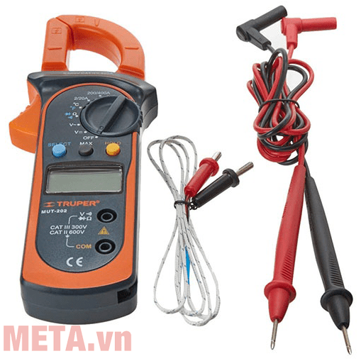 Ampe kìm đo dòng điện Truper 10404 (MUT-202) Ampe kìm đo dòng điện Truper 10404 (MUT-202)