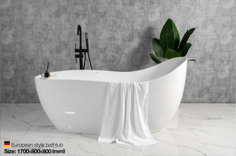 Bồn tắm đặt sàn massage 1.7m MOWOEN MW8213-170.MS