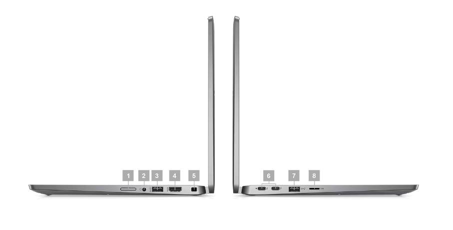 Laptop Dell Latitude 5330 (27KJ4) (i5 1245U/16GB RAM/256GB SSD/13.3 inch FHD/Cảm ứng/Win11 Pro/Xám) (NK_Bảo hành tại HACOM) ảnh 7