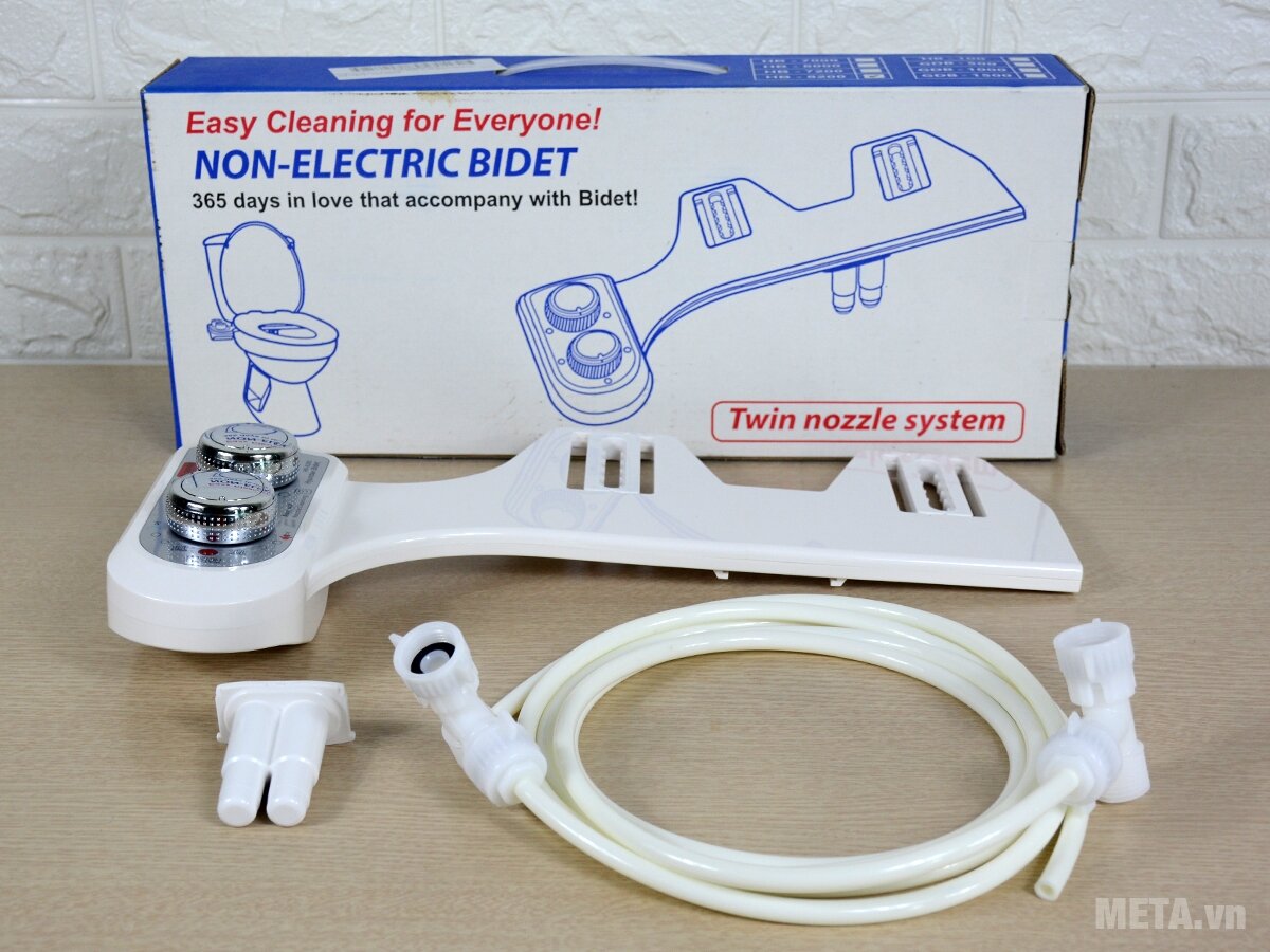 Thiết bị vệ sinh Hyundae Bidet 2 vòi phun HB-8200