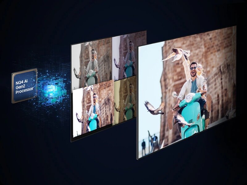Smart tivi Mini LED Samsung AI 4K 55 inch UA55M8EHA