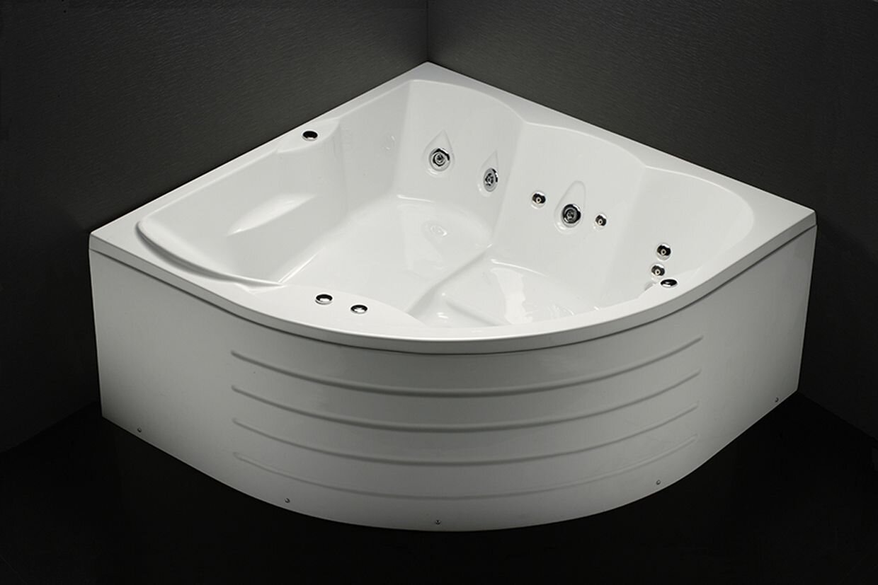 bồn tắm massage sục góc Caesar MT5165