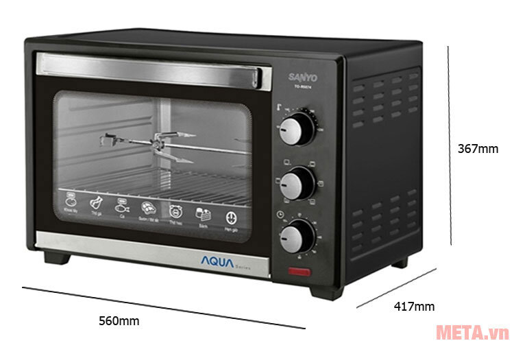 Lò nướng Aqua ATO-CRL8076 (45 lít)