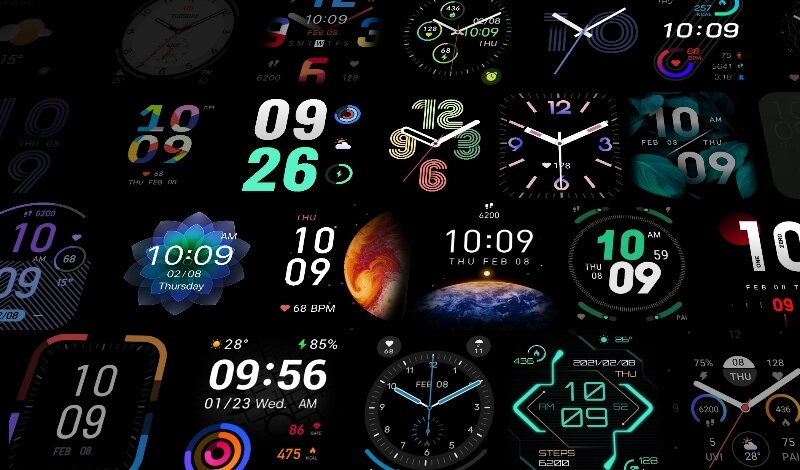 Đồng hồ thông minh Amazfit Bip 3 Pro mặt đồng hồ