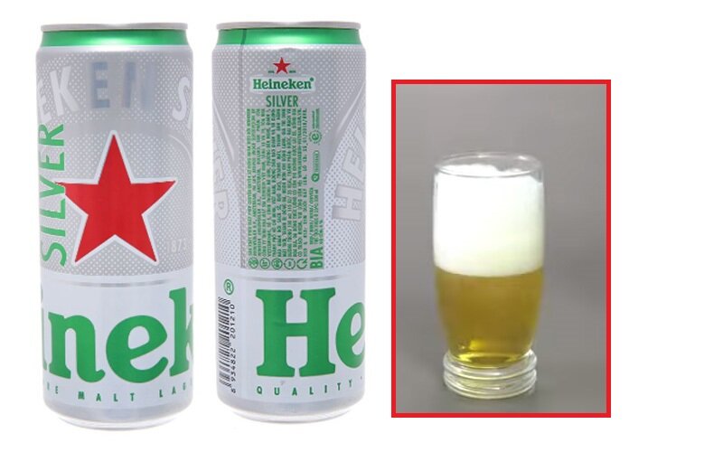 Thành phần và giá trị dinh dưỡng của bia Heineken Silver 330ml