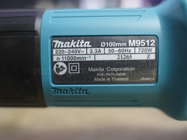 Thông số máy mài góc Máy mài góc Makita