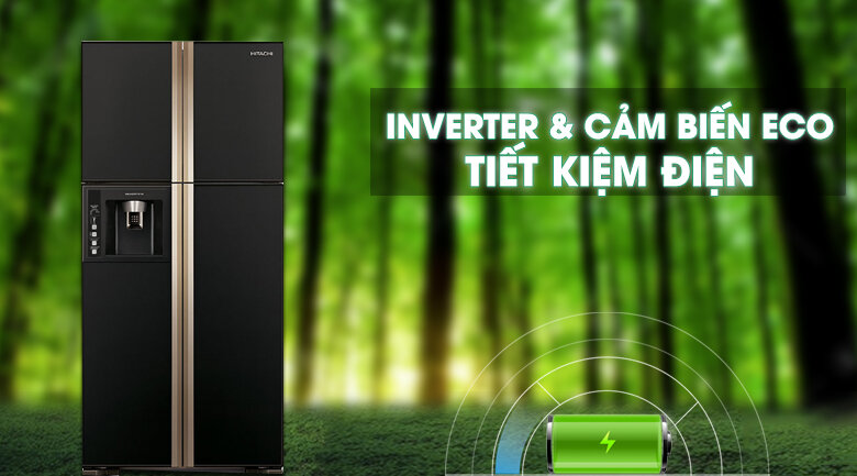 Tủ lạnh Hitachi 540 lít R-W660FPGV3X GBK