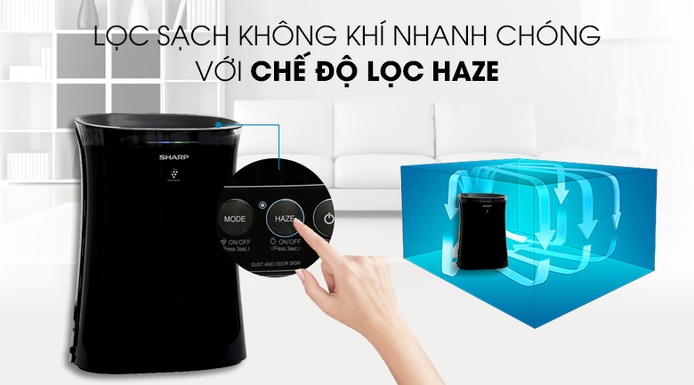 Máy lọc không khí có bắt muỗi Sharp FP-GM50E-B Máy lọc không khí có bắt muỗi Sharp FP-GM50E-B