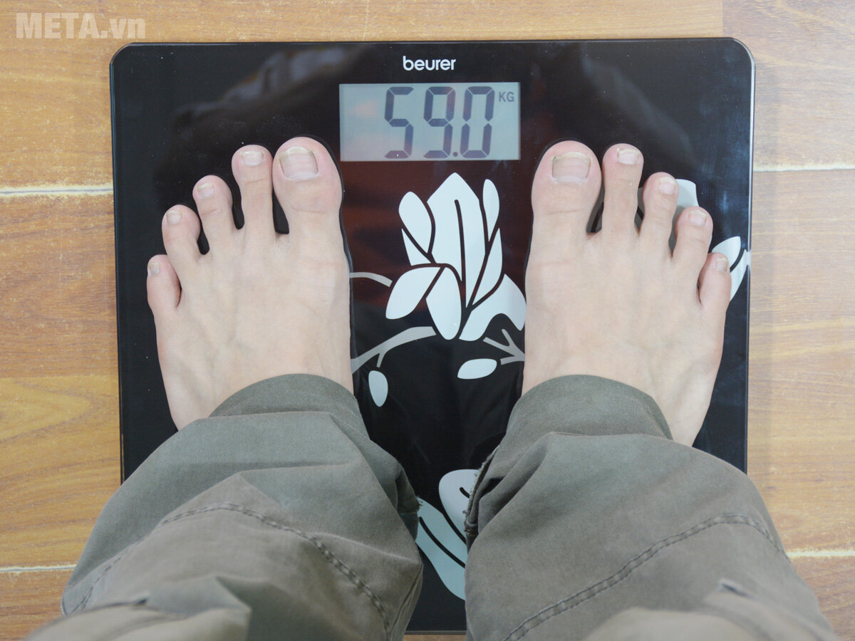 Cân điện tử mặt kính Beurer GS211 Magnolia