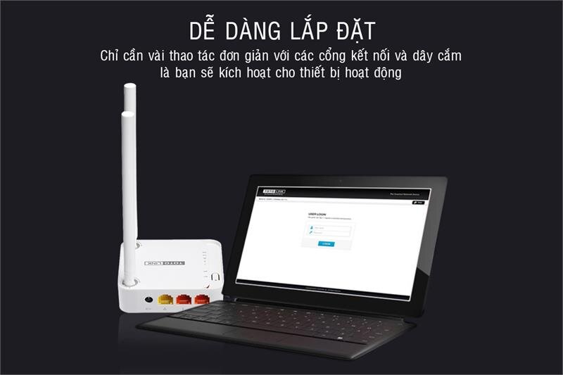 Bộ phát Wifi chuẩn N TOTOLINK N200RE V3 300Mbps Bộ phát Wifi chuẩn N TOTOLINK N200RE V3 300Mbps