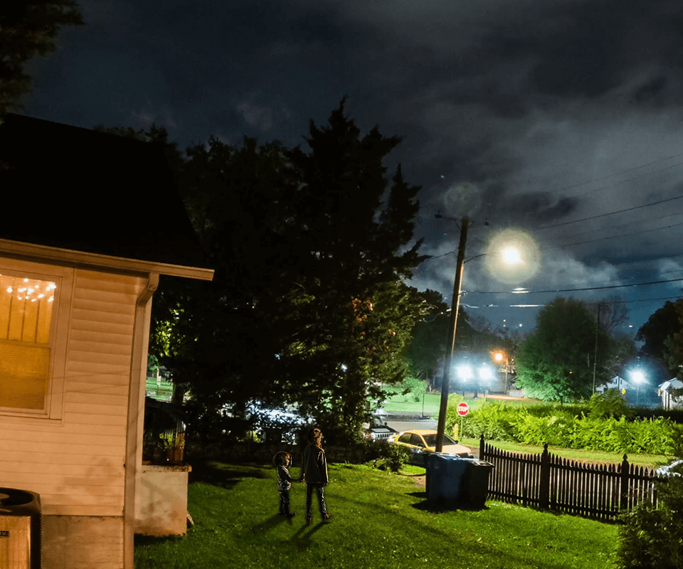 Smart color night vision - Smart mode