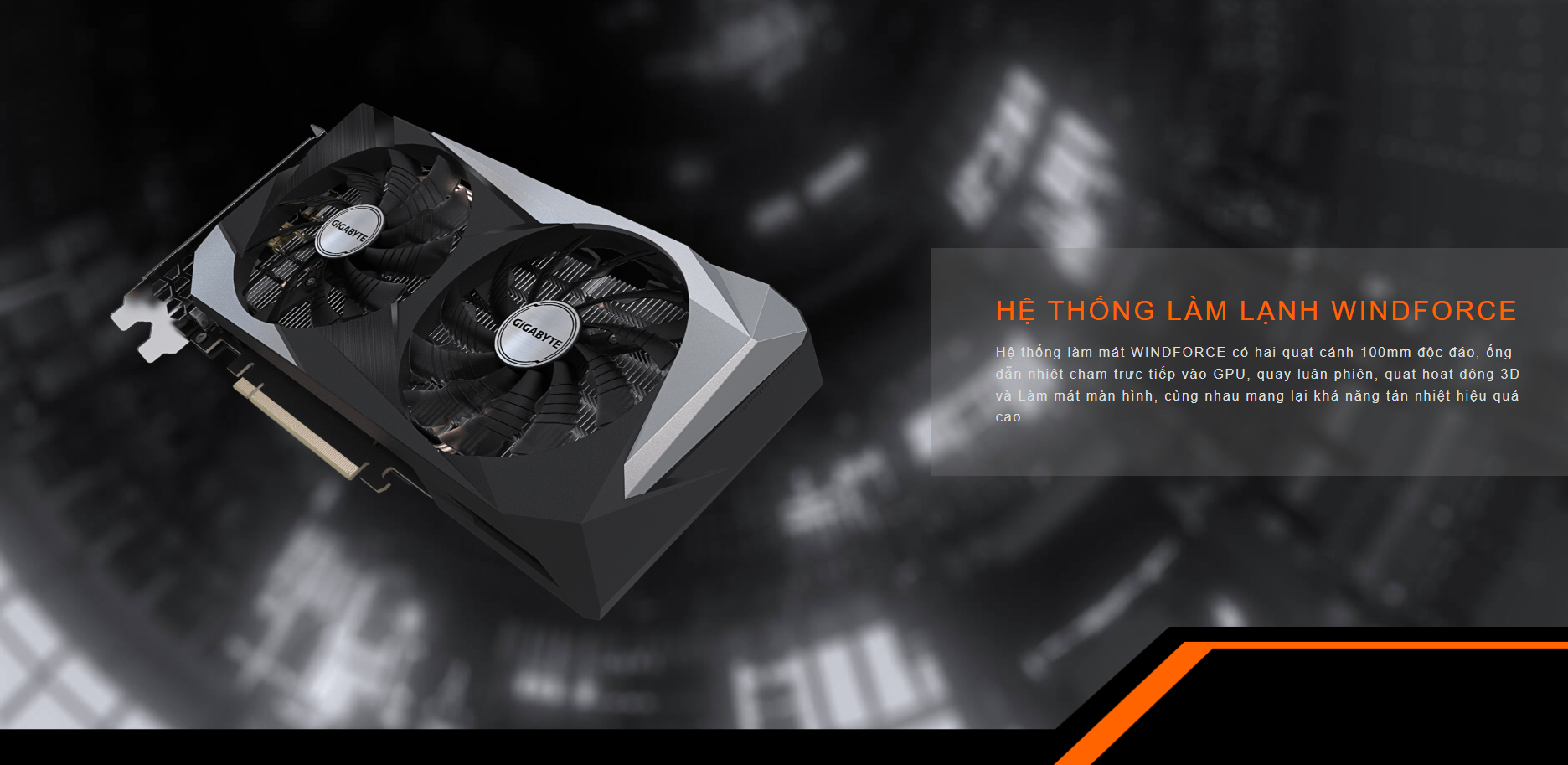 Card màn hình Gigabyte RTX 3050 WINDFORCE OC 8G