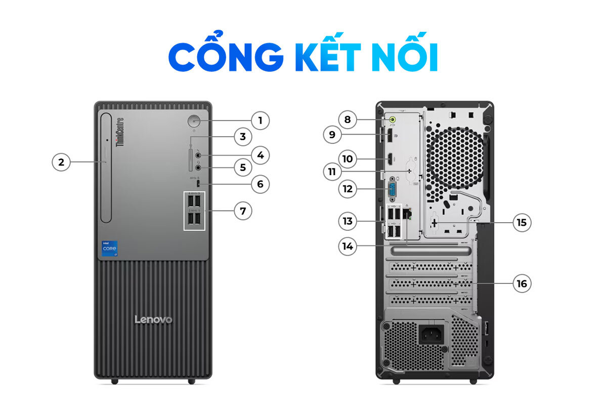 Máy tính cá nhân Lenovo ThinkCentre neo 50t (12UB0004VA)