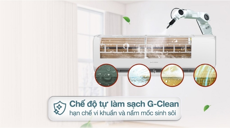 Điều hòa Gree Inverter 18000 BTU 2 chiều CHARM18HI gas R-32 3 Điều hòa Gree Inverter 18000 BTU 2 chiều CHARM18HI bộ lọc không khí