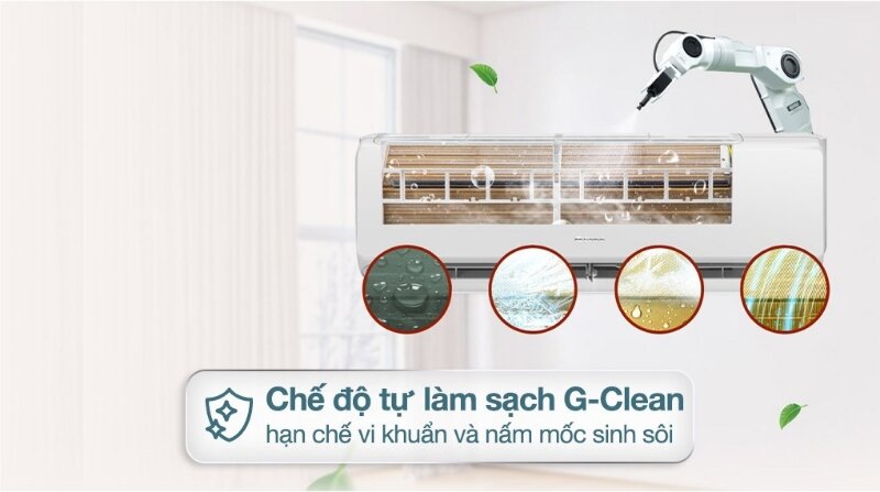 Điều hòa Gree Inverter 18000 BTU 2 chiều CHARM18HI bộ lọc không khí