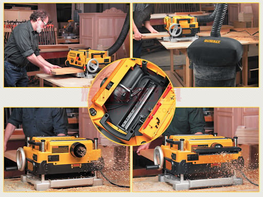 Máy bào bàn DeWalt giúp bào gỗ rất nhanh Máy bào bàn DeWalt