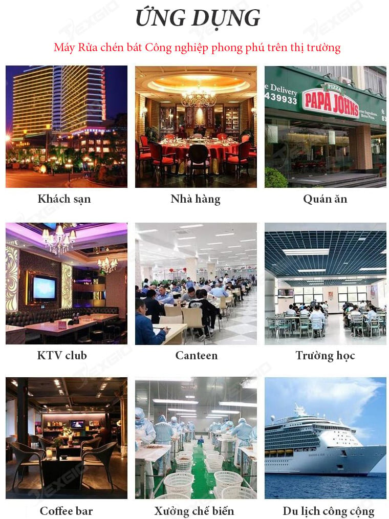 Máy rửa bát công nghiệp  