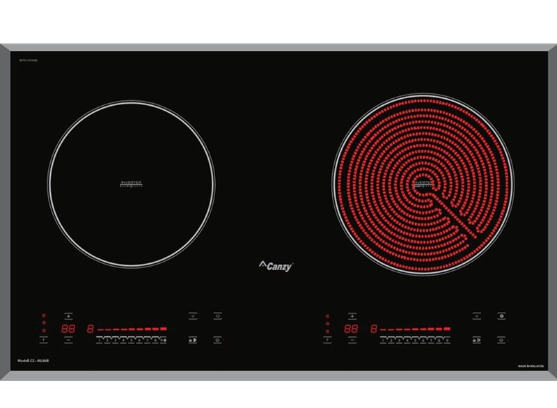 Bếp từ hồng ngoại âm 2 vùng nấu Canzy CZ-ML86B