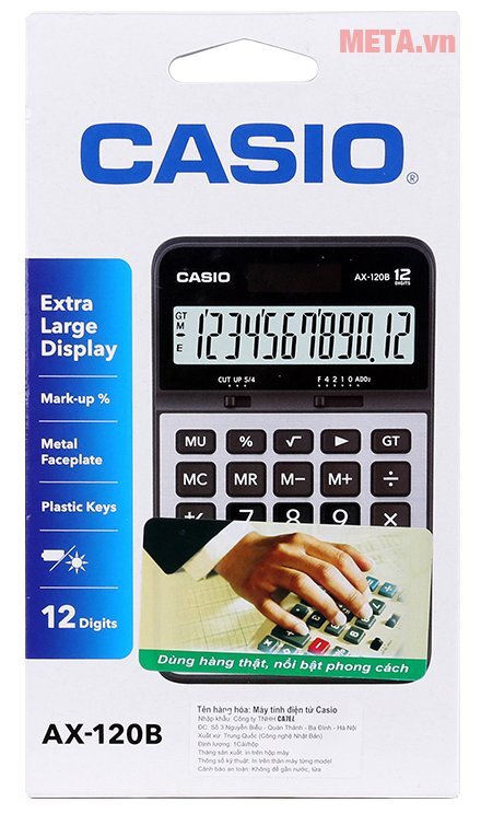 Máy tính bỏ túi Casio AX-120B