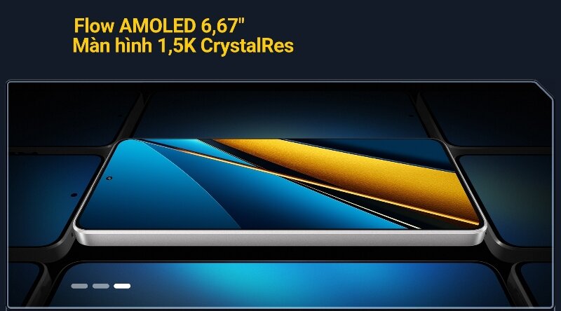 Điện thoại Xiaomi Poco X6 5G 8GB/256GB màn hình