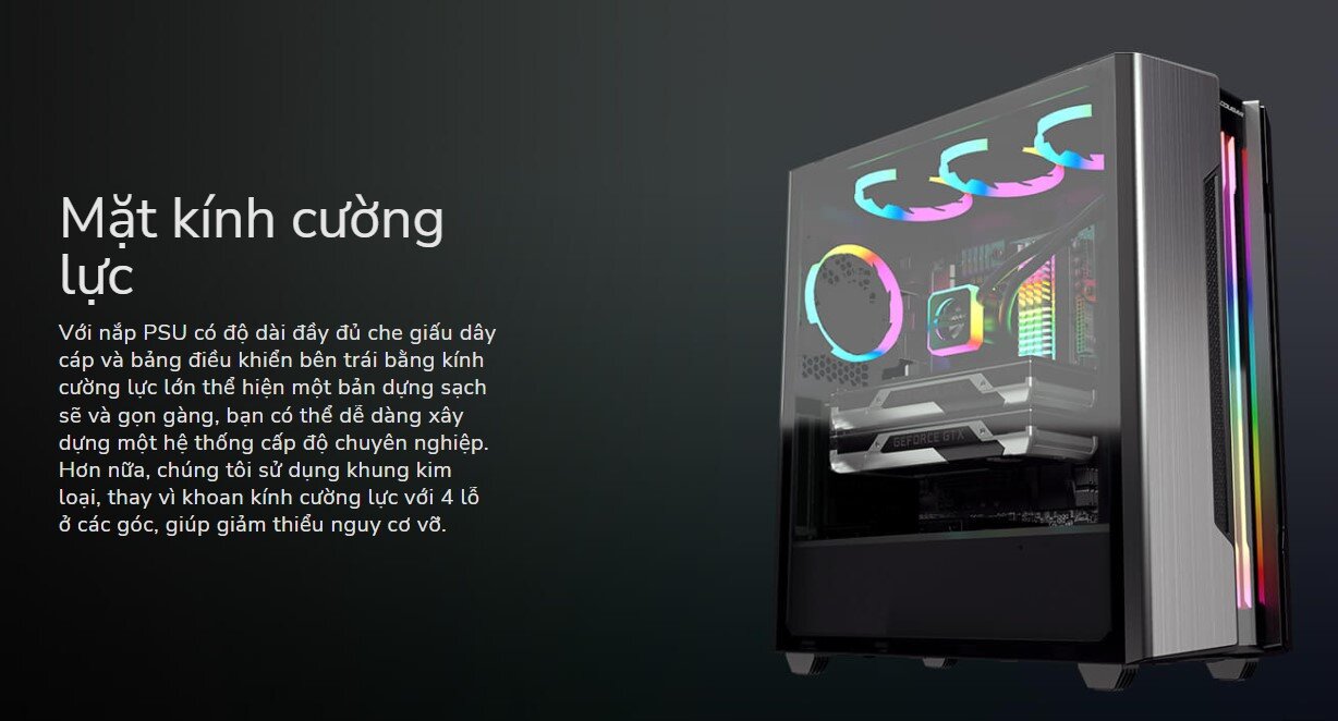 Vỏ Case Cougar GEMINI S - Silver Version