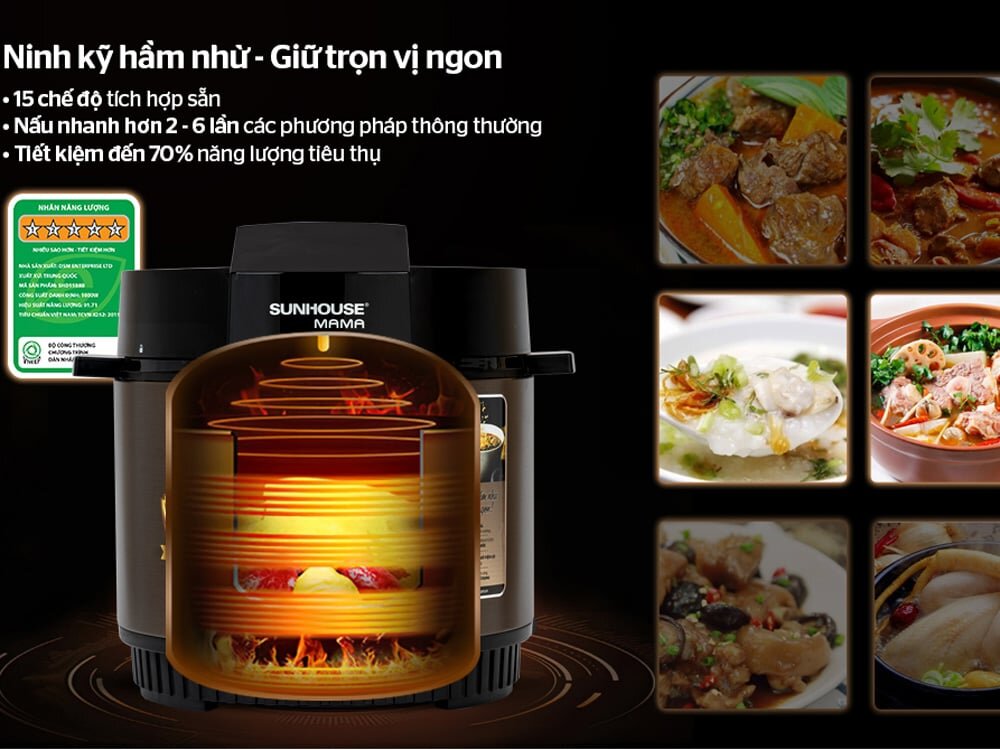 Nấu được nhiều món ăn khác nhau