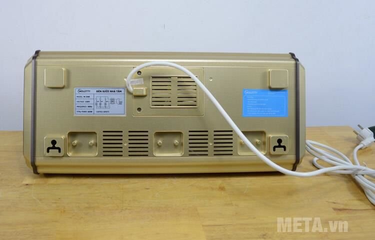 Đèn sưởi nhà tắm 3 bóng Moletty M-03HR (có điều khiển từ xa)