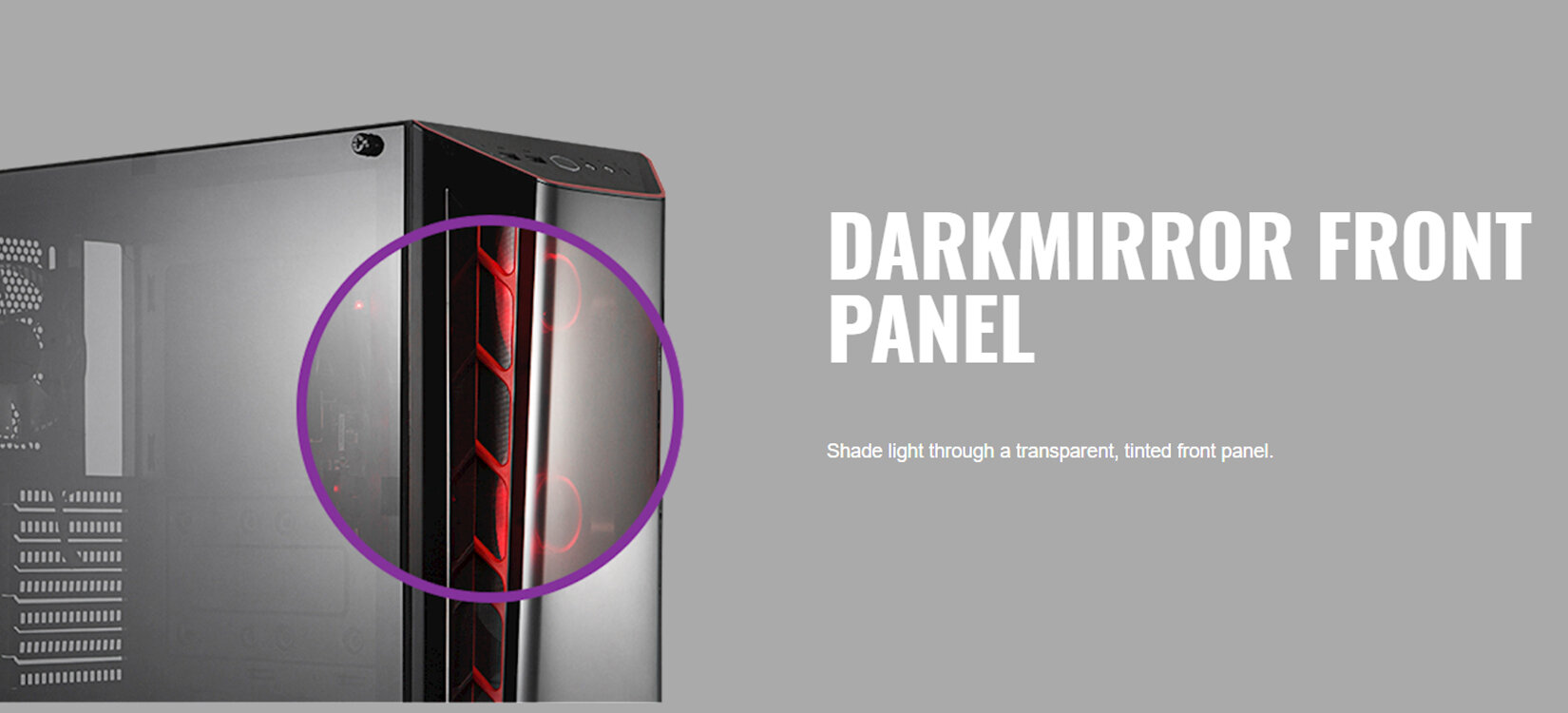 Cooler Master MasterBox MB520 TG Red Trim (Mid Tower/Màu Đen) giới thiệu 2