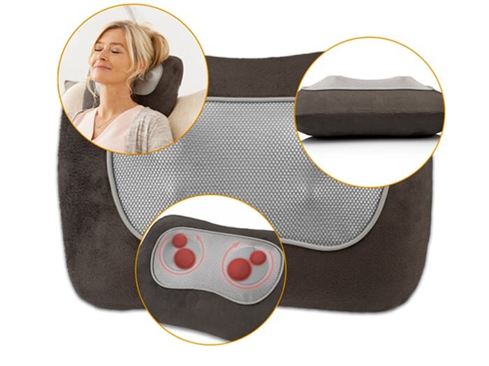 Các bộ phận massage với gối Medisana 