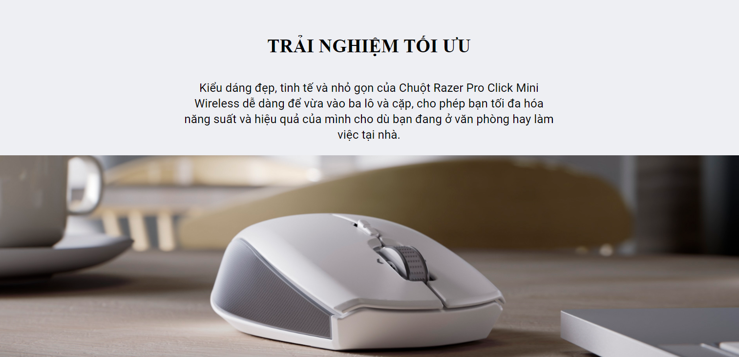 Chuột không dây Razer Pro Click Mini Wireless Productivity (RZ01-03990100-R3A1) 3