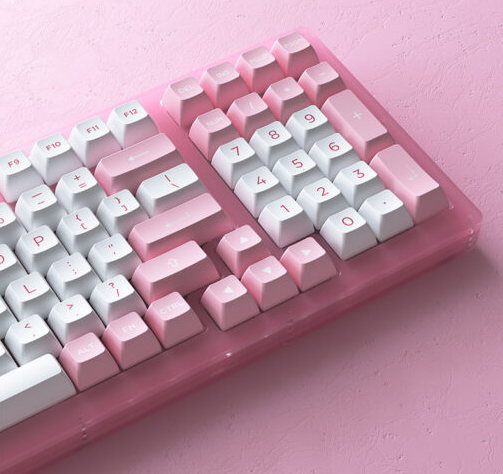 Bàn phím cơ AKKO ACR98 Pink Akko CS Jelly Pink Switch 