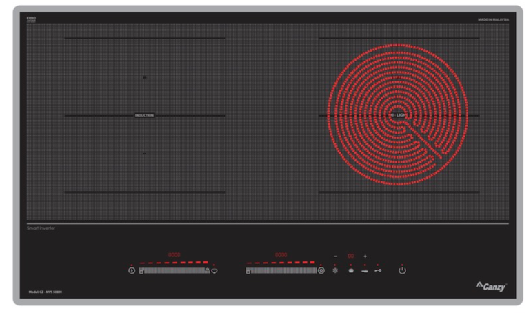 Bếp từ hồng ngoại âm 2 vùng nấu Canzy CZ-MVS 508IH