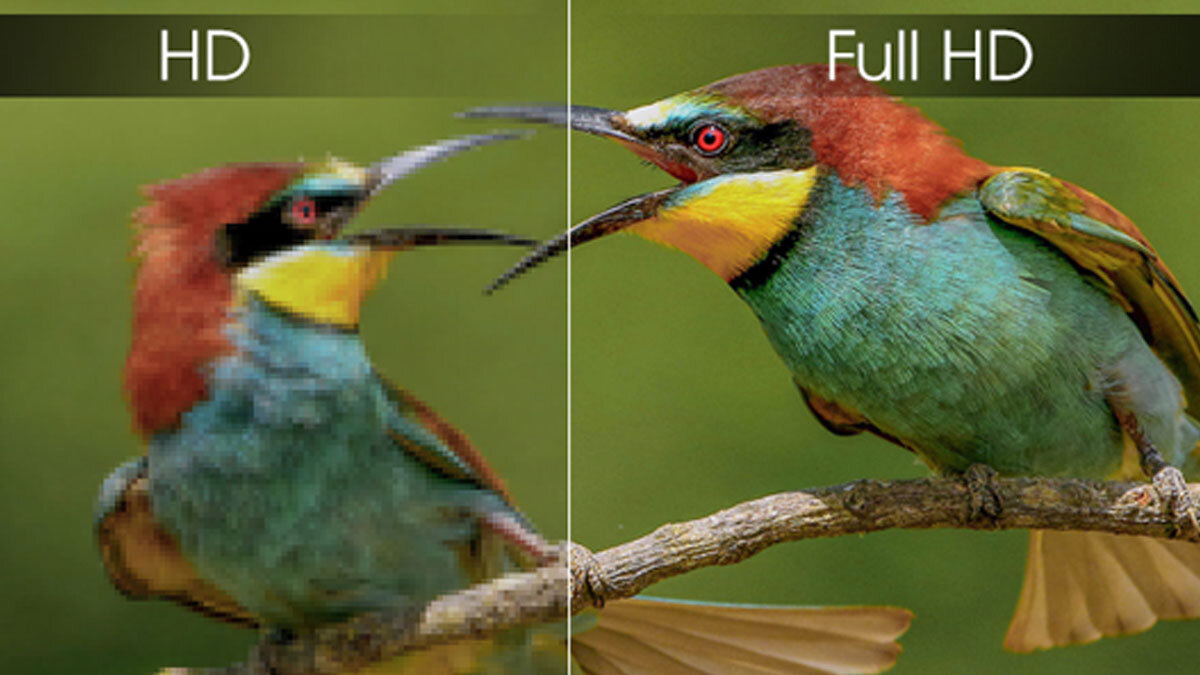 Độ phân giải Full HD mang lại hình ảnh rõ nét và chi tiết cao hơn