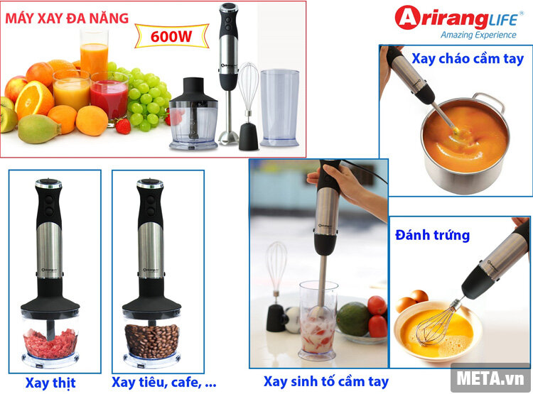 Máy xay sinh tố cầm tay ArirangLife EB - AL2046