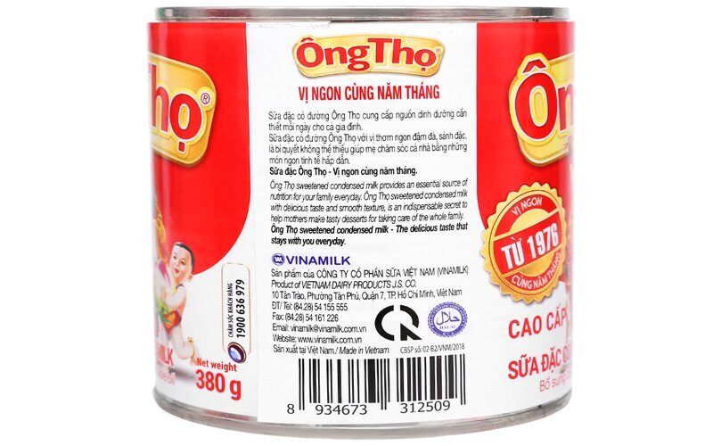 Sữa đặc Ông Thọ đỏ 380g