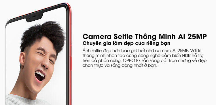 Điện thoại Oppo F7 Silver