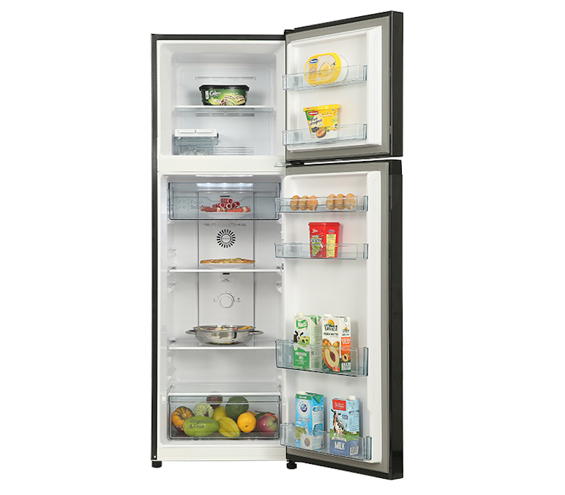 Ngăn rau củ của tủ lạnh Hitachi HRTN5275MFUVN được thiết kế rộng rãi