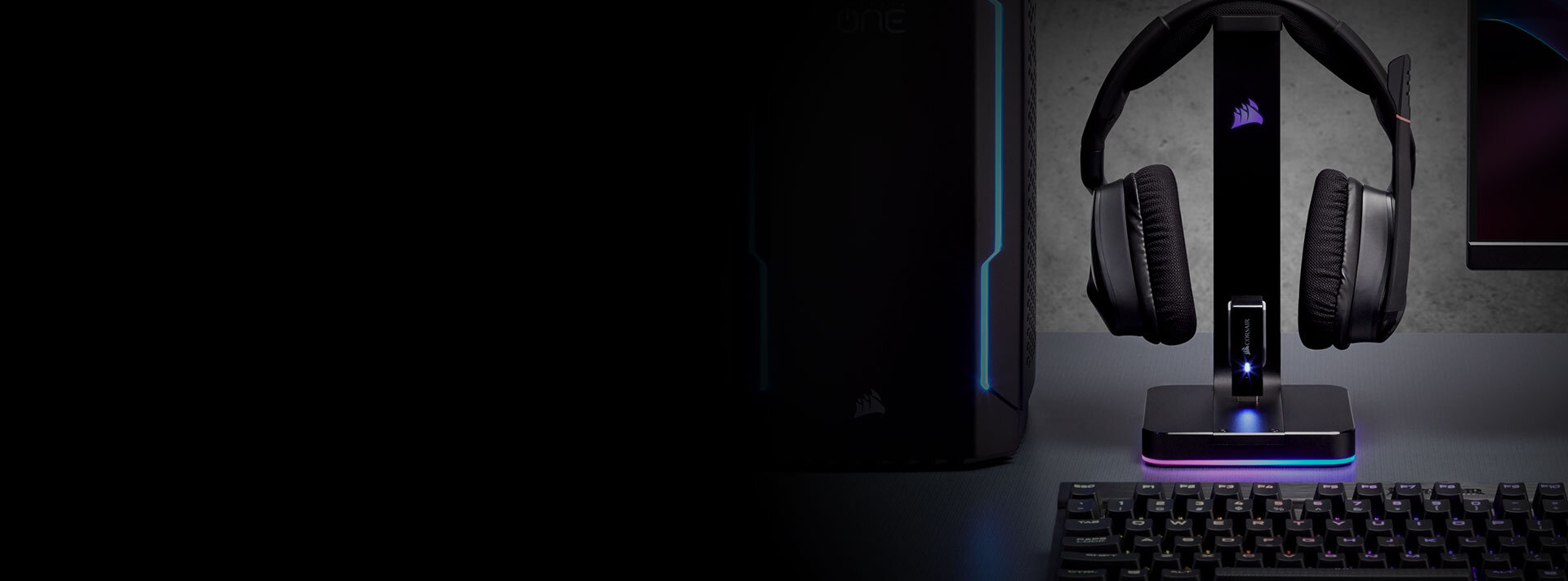 Giá treo tai nghe Corsair ST100 RGB Headset Stand (CA-9011167-AP) 5