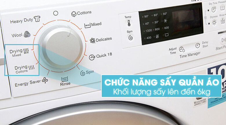 Máy giặt sấy Electrolux Inverter 8 kg EWW12842 Máy giặt sấy Electrolux Inverter 8 kg EWW12842