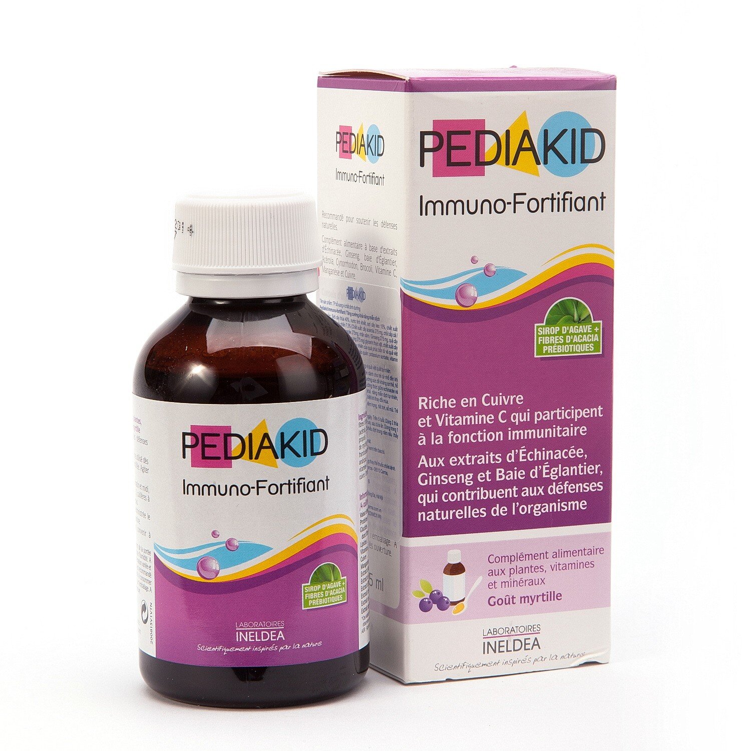  Vitamin tăng cường sức đề kháng PediaKid Immuno - Fort 125ml