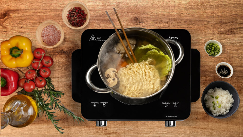 Bếp Joyoung H22-H5-B1 có khu vực làm nóng lớn