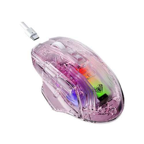 Chuột Gaming Không Dây Aula SC518 Pink