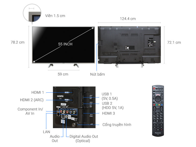 Smart Tivi Panasonic 55 inch TH-55DS630V Smart Tivi Panasonic 55 inch TH-55DS630V